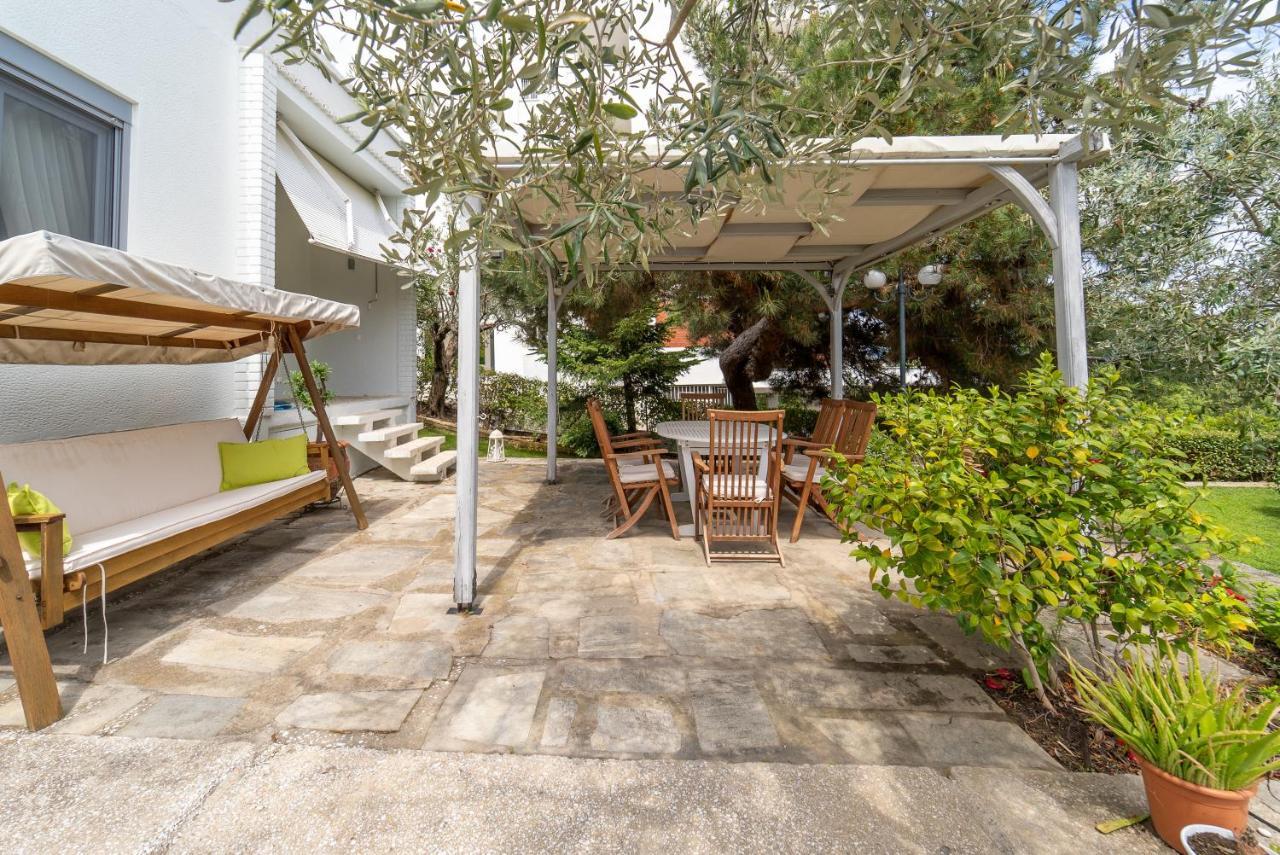 Villa Elia Kavala - Mediterranean Holiday Villa PalaiónTsiflíkion Exterior foto