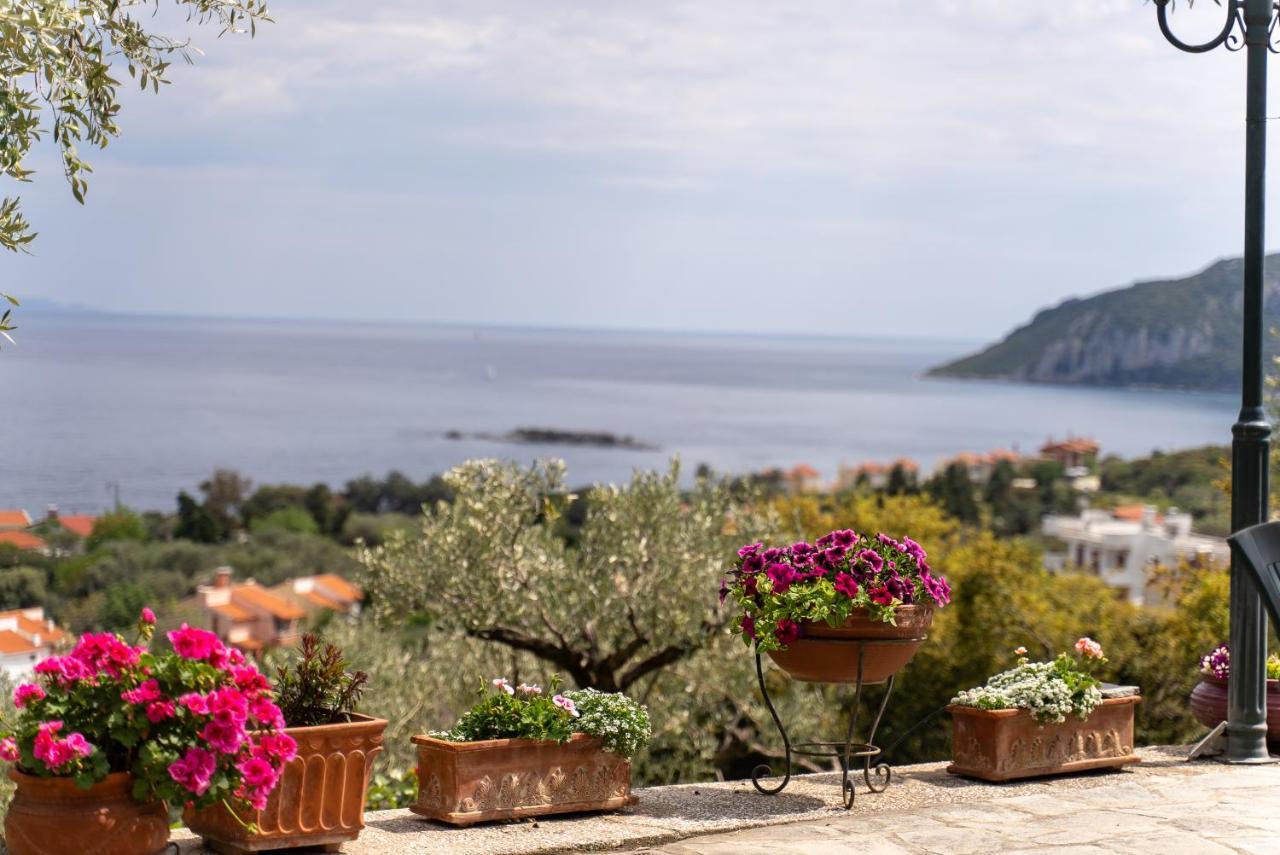 Villa Elia Kavala - Mediterranean Holiday Villa PalaiónTsiflíkion Exterior foto